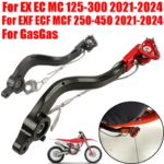 For GasGas EX EC MC 125 250 300 EXF ECF MCF 250 350 450 EC250F 2021-2024 Motorcycle Adjustable Forged Rear Brake Pedal Lever (New)