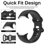 Official Silicone Strap For Google Pixel Watch 4/3 45mm 41mm Sports Bracelet Wristband For Google Pixel Watch 2/1 Men/Women Belt (New)