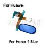 Aiinant Back Home Button Key Connector Touch ID Finger Scanner Fingerprint Sensor Flex Cable Huawei Honor 9 9i 9X Lite (New)