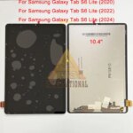 Original 104 Samsung Galaxy Tab S6 Lite 2020 SM-P610 2022 M-P613 2024 SM-P620 LCD Display Frame Screen Touch Panel (New)