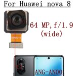 Front Rear Camera Huawei Nova 8 Nova8 ANG-AN00 Original Frontal Selfie Back Facing Main Camera Module Flex Replacement Part (New)