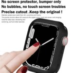 Soft Silicone Case Apple Watch 46mm 44mm 45mm 40mm 41 49mm 38 42 mm Protector Shell Cover iWatch Series Ultra 10 9 8 7 SE 6 (New)
