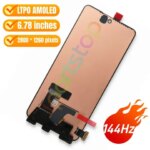 iParts Replacement New Display Vivo iQOO Neo9 5G V2338A Neo 9 Pro I2304 144Hz AMOLED Touch Screen With Frame Assembly OEM (New)