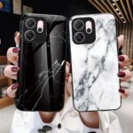 Marbling Tempered Glass Phone Case For OPPO Reno 13 14 13F 14F 15F A6X A6 Realme 15 16 Pro Plus 5G 15T C71 C85 Cover Reno15 F (New)