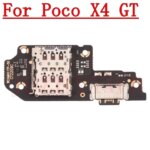 USB Charging Port Board For Xiaomi Poco X4 GT 22041216G Type C Charger Dock Connector Motherboard Main Flex Cable (New)