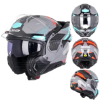 2025 New FF910 Advant 2 Dual Lens Anti-Fog Full Face Modular Design Motorcycle Helmet 180 Degree Reverse Flip New Condition Helm (New)