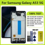 AMOLED Samsung Galaxy A53 5G LCD Display Touch Screen Digitizer Samsung A53 5G Display SM-A536B DS SM-A536E DS LCD (New)