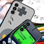 Case Samsung Galaxy A52 A53 A12 A13 A54 A32 A51 A71 A23 A33 A21s 5G A22 A50 Soft Phone Retro Camera Games (New)