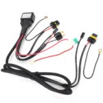 HID LED H4 Relay Harness Wire 1 lead 2 Lamp 12V High Low Beam Bi-Xenon Headlight Projector Lenses Connector Fuse Cables Harness (New)