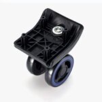 Mute Luggage Universal Wheels Wear-resistant Shock Absorption Travel Case Caster Non-slip Trolley Directional Wheels (New)