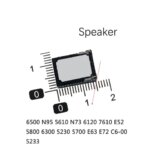 Nokia 1208 1520 5800 6120 6300 6500S N70 Earpiece Loud Speaker Buzzer Ringer Flex Cable (New)