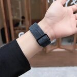 Braided strap Apple watch b 45mm Ultra 2 49mm 44mm 40-41mm 42-46mm Elastic adjustable bracelet series 10 9 8 7 3 5 se 6 4 (New)