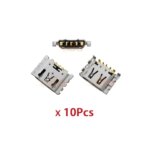 10-100Pcs Charging Port Dock Plug Oppo A12 A15 A17 A35 Realme C11 C12 C15 C20 C21Y C25Y USB Charger Connector Socket Repair (New)