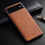 Premium PU Leather Case Google Pixel 6 6 Pro 6A Luxury Slim Fit Design Protective Back Cover google 6a 6 pro phone case (New)