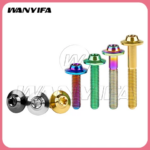 Wanyifa Titanium Bolt M5/M6x10 12 15 20 25 30 35mm Butterfly Umbrella Torx Head Screws for Bike Motorcycle Disc Brake (New)