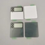Back Glass Battery Cover Samsung Z Flip 3 F7110 F711U F711B F711N Rear Door Housing Case Replacement Part Galaxy Z Flip3 (New)