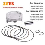 95mm Piston Ring For YAMAHA WR450F 2003-2006 YZ450F 2003-2005 YFZ450 2004-2009 YFZ450R 2009-2023 WR/YZ/YFZ 450 R/X WR450 YZ450 F (New)