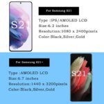AMOLED Samsung S21 Screen Assembly Samsung Galaxy S21Plus G996B G996B DS Lcd Display Touch Screen with Fingerprints (New)