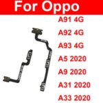 Volume Power Button Flex Cable OPPO A5 A9 A31 A33 A91 A92 A93 2020 4G On OFF Power Buttons Voulme Side Key Switch Flex Cable Bangladesh (New)