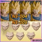 【IN STOCK】Original Product NS Studio NS004/NS005 NS004 NS005 Super Saiyan 3Dragon Ball Goku Orange Battle Damaged Action Figure (New)