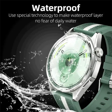 S2445803f7f4348c48bceb660b66efa13s_480x480q75 9H Tempered Glass Huawei Watch GT 6 Pro 46mm 41mm Premium Screen Protector Durable HD Anti-scratch Film GT6 Accessories (New) - Image 1