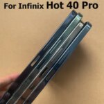 Infinix Hot 40 Pro Middle Frame Front Bezel Faceplate Frame With Side Button Repair Spare Parts (New)