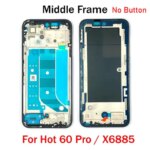 Middle Frame Infinix Hot 50 60 Pro Plus Note Edge X6885 X6886 X6887 LCD Front Frame Housing Bezel Side Frame Repair Parts (New)