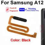 Fingerprint Sensor Touch ID Connector Flex Cable With Power Button Samsung Galaxy A12 A125 M12 M127 SM-M127F SM-A225F Parts (New)