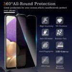 Cubot P80 P60 X70 Privacy membrane Anti Spy Tempered Glass Cubot Note 20 21 40 50 Screen Protector Privacy Glass Film (New)