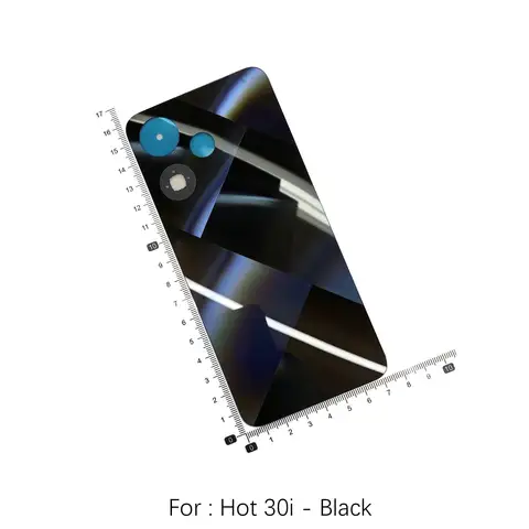 S24adb011557c40659fd7ba298f27bf8b9_480x480q75 New back cover Infinix Hot 30i X669 Battery Cover Door Housing Back Cover With Adhesive Replacement Parts (New) - Image 1