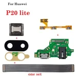 USB Charging Charger Power ON OFF Volume Main Motherboard Connector Board Ribbon Flex Cable Huawei P20 lite Ear Loud Speaker Bangladesh (New)