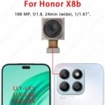 Selfie Front Rear Back Camera Huawei Honor X8 X8a X8b X8 5G Camera Module Backside View Replacement Spare Parts (New)