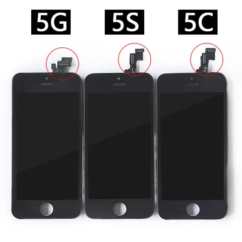 S253804ba218c44b3a6d0d49809a256c9P_480x480q75 AAA Full For iPhone 5 5C 5S 6 6S 6 7 8 Plus LCD Display Touch Screen Digitizer Assembly For iPhone 6 7 8 Plus LCD Replacement (New) - Image 1
