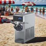 Commercial Soft Serve Ice Cream Machine Single Nozzle Mini Ice Cream Maker Machine Deposit required; please consult customer s (New)