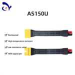 1PCS AMASS AS150U Long Wrap Rubber New Anti-Flash With Signal Pin Waterproof Ring Plug Silicone Wire Protection Cover (New)