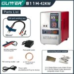 Glitter 811H 42KW Spot Welder Machine with Removable 75B Split Pen Iron Lithium Power Battery Aluminum To Copper Battery Welders (New)