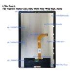 Tablet Display For Huawei Honor Pad X8A 2024 NDL-W09 NDL-W00 NDL-AL00 LCD Touch Panel Screen Digitizer Panel Repair Replacement (New)