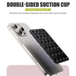 Double Side Silicone Suction Pad For Mobile Phone Fixture Suction Cup Backed Adhesive Silicone Rubber Sucker Pad For Fixing (New)