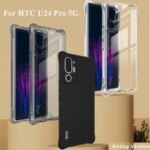HTC U24 Pro U23 5G 2024 Crystal Case IMAK Camera Lens 360 Protect Flexible Air Bag Etui HTC U23 Pro Case U 23 24 Back Cover (New)