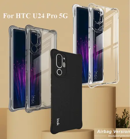 S25c45255ce48470e990419f774f2107aB_480x480q75 HTC U24 Pro U23 5G 2024 Crystal Case IMAK Camera Lens 360 Protect Flexible Air Bag Etui HTC U23 Pro Case U 23 24 Back Cover (New) - Image 1