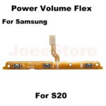 1pcs Power Volume Button Flex Cable Samsung S20 S21 S22 S23 Plus Ultra FE Volume Side Button Control Flex Cable Repair Part (New)