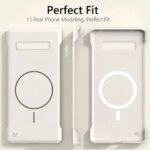 For Magsafe Frameless Magnetic Wireless Charging Phone Case For Samsung Galaxy S10 Plus S10Plus Slim Hard Back Cover (New)