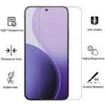 protective tempered glass oppo reno 14f 14fs 5g screen protector on opporeno14f reno14 14 f fs f14 reno14f reno14fs film opo (New)
