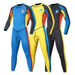 SBART Kids Diving Suit 2MM Neoprene Wetsuit Children for Boys Girls Keep Warm One-piece Long Sleeves UV Protection Swimwear (New)