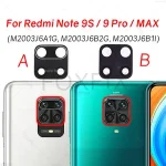 Rear Back Camera Glass Lens Xiaomi Redmi Note 9S Note 9 Pro MAX M2003J6A1G M2003J6B2G M2003J6B1I Replacement+Sticker Bangladesh (New)
