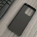 Umidigi A15 A15C Phone Case TPU Silicone Simple Protective Soft Shell Cover Black Transparent Case UMIDIGI A15C (New)