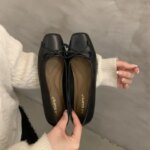 2026 New Butterfly-knot Women Ballet Shoes Ladies Casual Slip on Soft Sole Eelgant Dress Flats Mary Jane Shoes (New)
