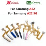 New Fingerprint Sensor Home Return Key Menu Button Flex Ribbon Cable Samsung A12 A22 A32 4G 5G (New)