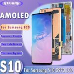 67 Dynamic AMOLED Samsung S10 5G LCD Display Touch Screen Digitizer Assembly Samsung S10 5G G977B G977U G977N Display (New)