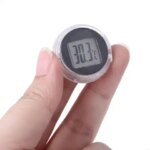 Digital Display Car Motorcycle Temp Meter Waterproof Meter Thermometer Clock (New)
